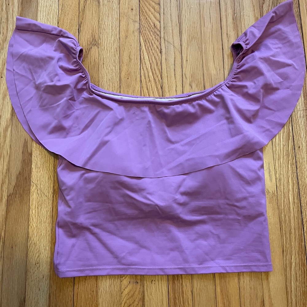 Kortni Jeane Ruffle Around top